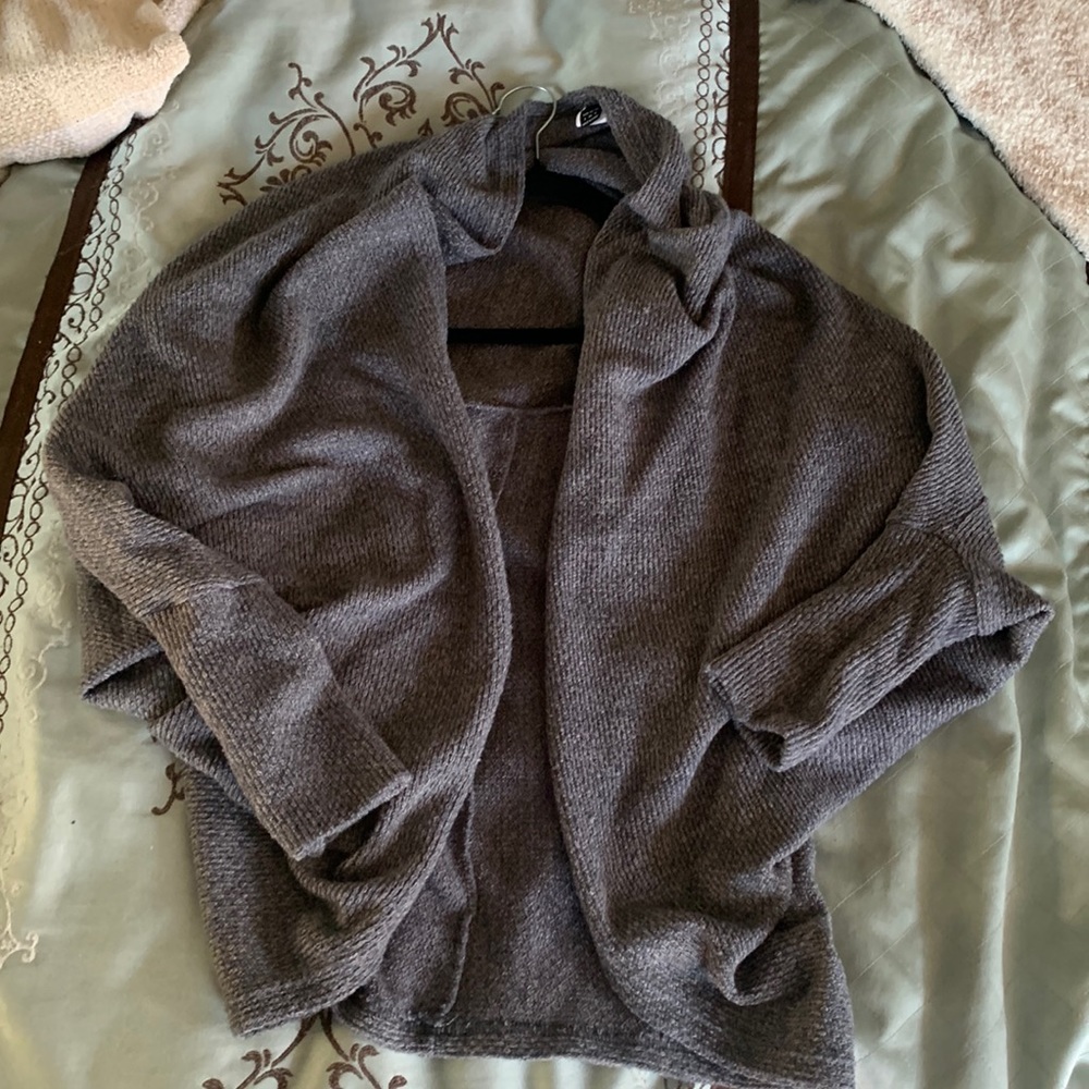 Grey cardigan that is soft